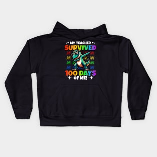 My Teacher Survived 100 Days of Me Kids Hoodie